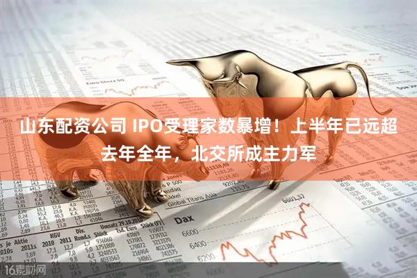 山东配资公司 IPO受理家数暴增！上半年已远超去年全年，北交所成主力军